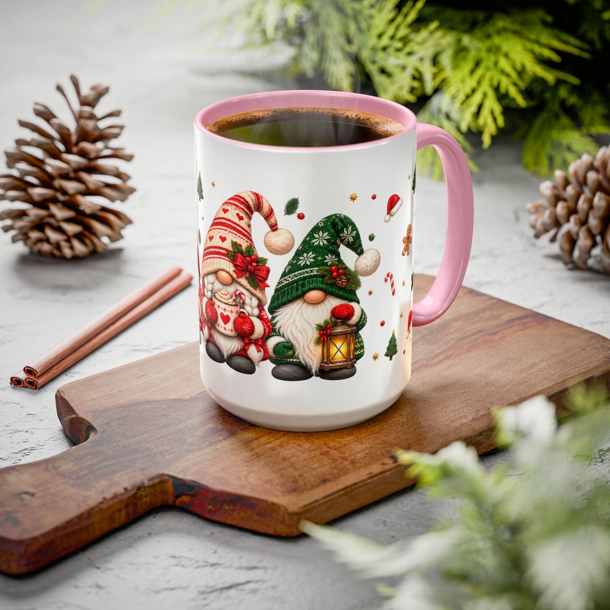 Christmas Gnome Mug – Festive Holiday Nordic Gnome Design