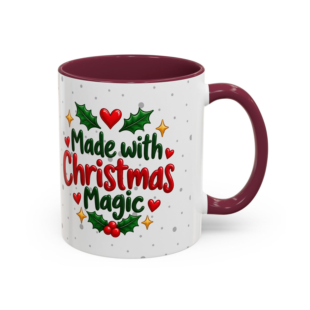 Personalized Gingerbread Christmas Mug – Custom Name Holiday Coffee Cup