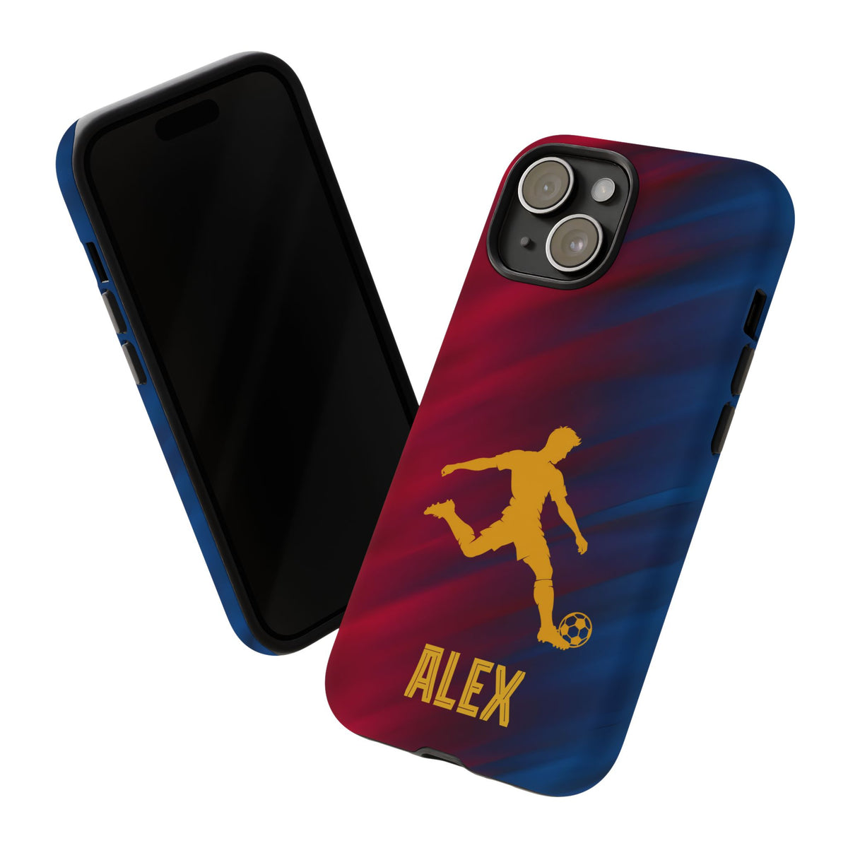 Personalized Football Phone Case - Custom Name Soccer Case - iPhone & Samsung Cover - Soccer Fan Gift