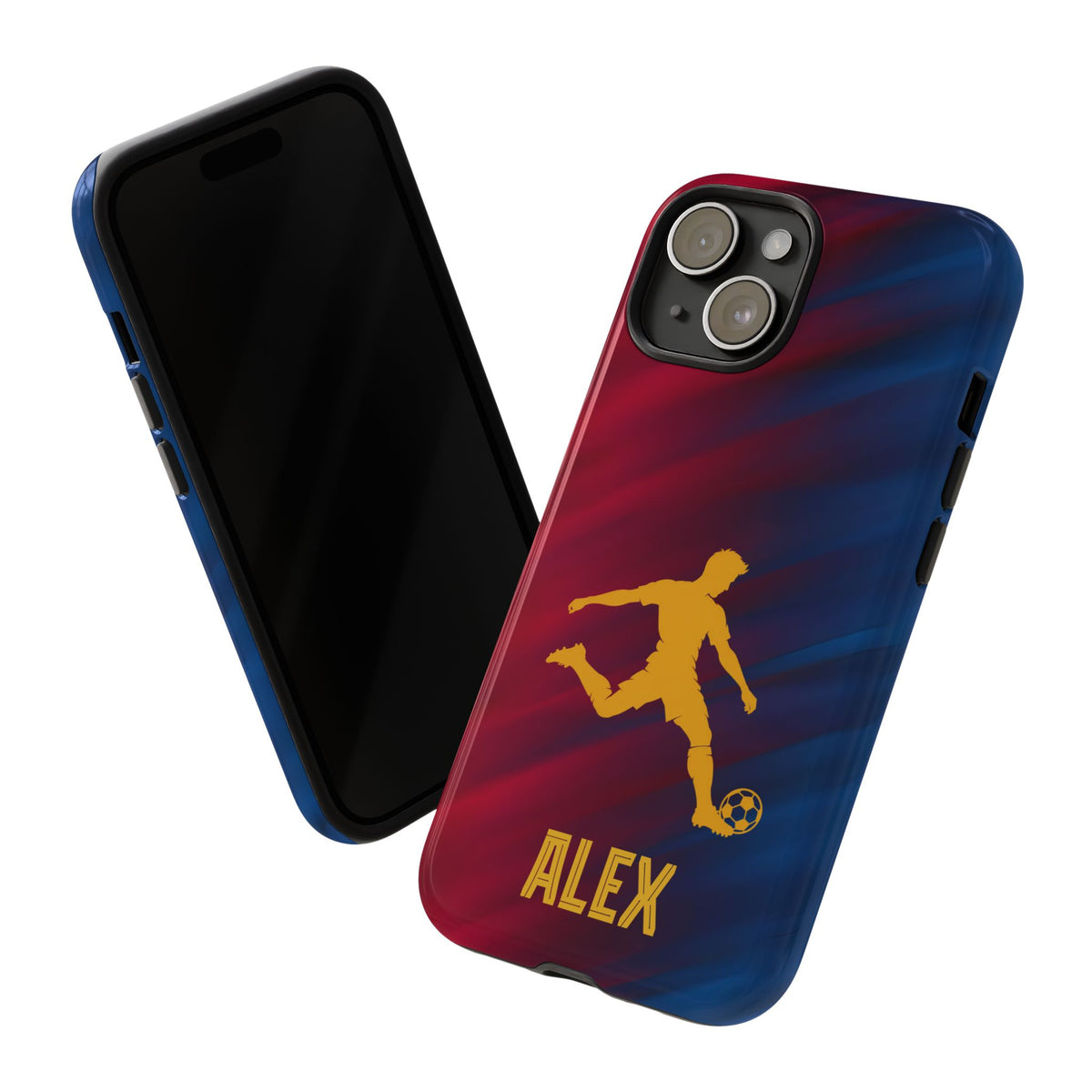 Personalized Football Phone Case - Custom Name Soccer Case - iPhone & Samsung Cover - Soccer Fan Gift