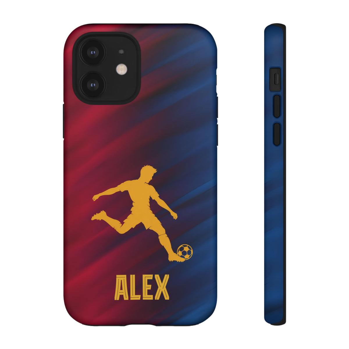 Personalized Football Phone Case - Custom Name Soccer Case - iPhone & Samsung Cover - Soccer Fan Gift