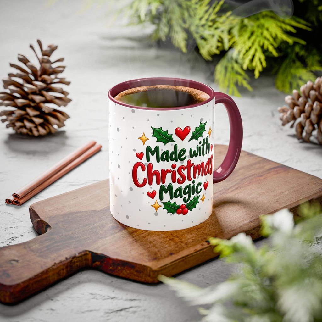 Personalized Gingerbread Christmas Mug – Custom Name Holiday Coffee Cup