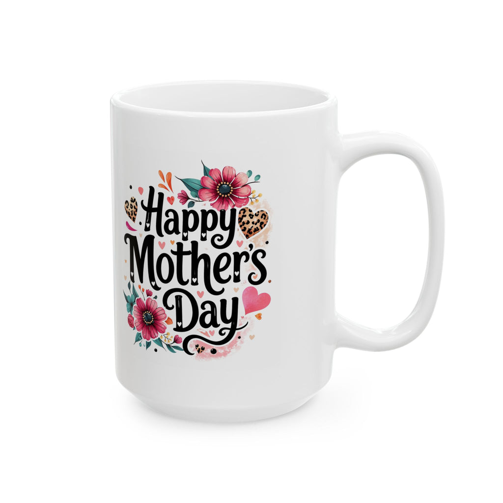 Personalized Mothers Day Mug | Custom Name Mom Coffee Cup | Best Mom Ever Gift | Happy Mothers Day Mug | Gift for Mom | Floral Mug