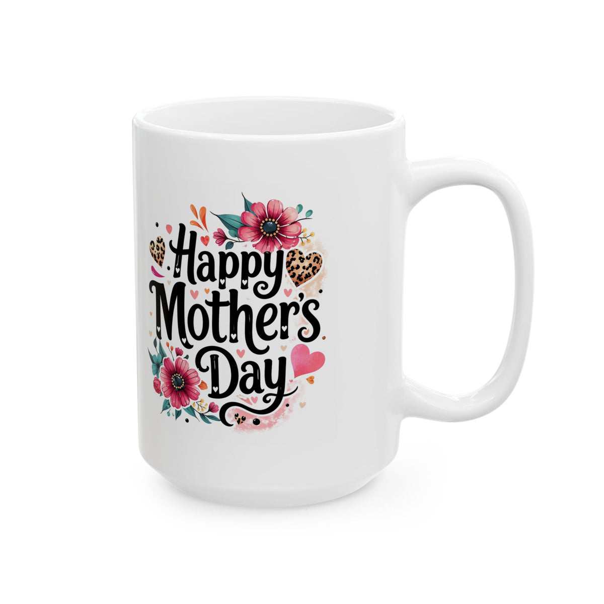 Personalized Mothers Day Mug | Custom Name Mom Coffee Cup | Best Mom Ever Gift | Happy Mothers Day Mug | Gift for Mom | Floral Mug