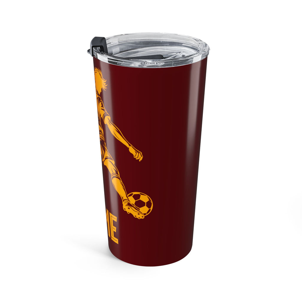 Personalized Soccer Tumbler with Custom Name – Soccer Player Gift for Football Fans
