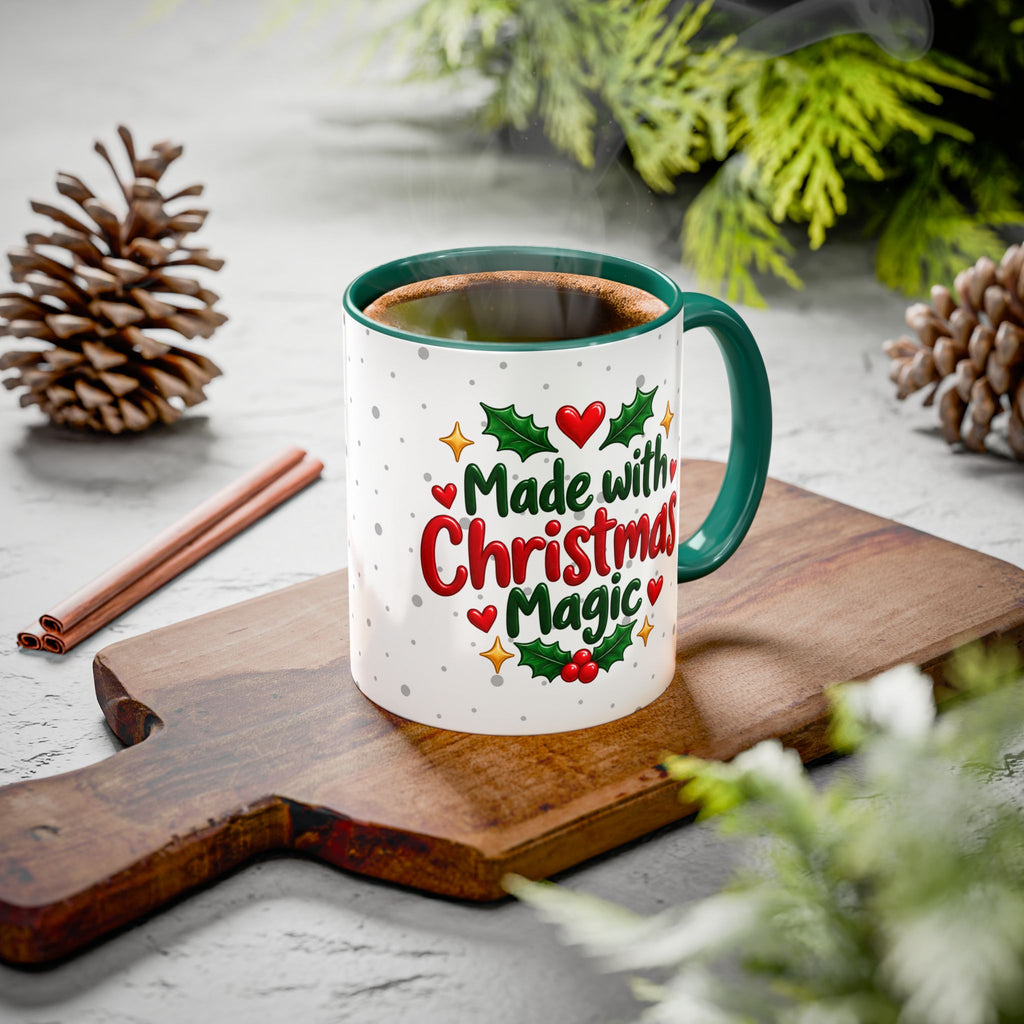 Personalized Gingerbread Christmas Mug – Custom Name Holiday Coffee Cup