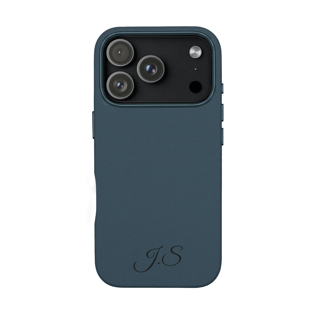 Personalized Leather Phone Case - Engraved PU Leather Phone Case – Personalized Initials (Monogram)