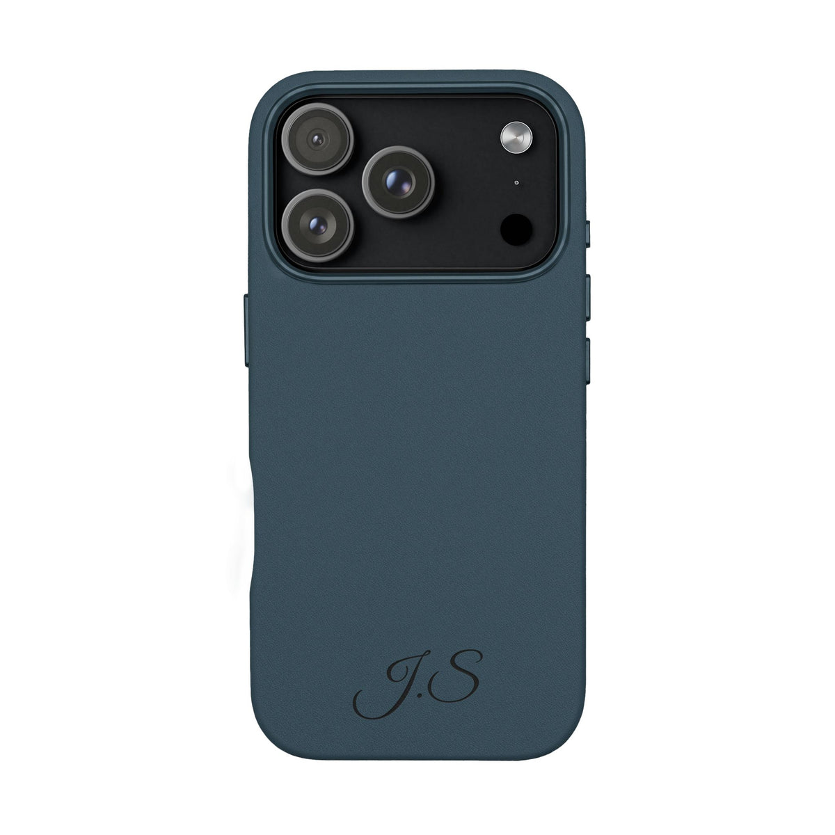 Personalized Leather Phone Case - Engraved PU Leather Phone Case – Personalized Initials (Monogram)