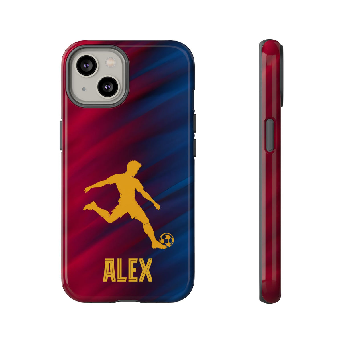 Personalized Football Phone Case - Custom Name Soccer Case - iPhone & Samsung Cover - Soccer Fan Gift