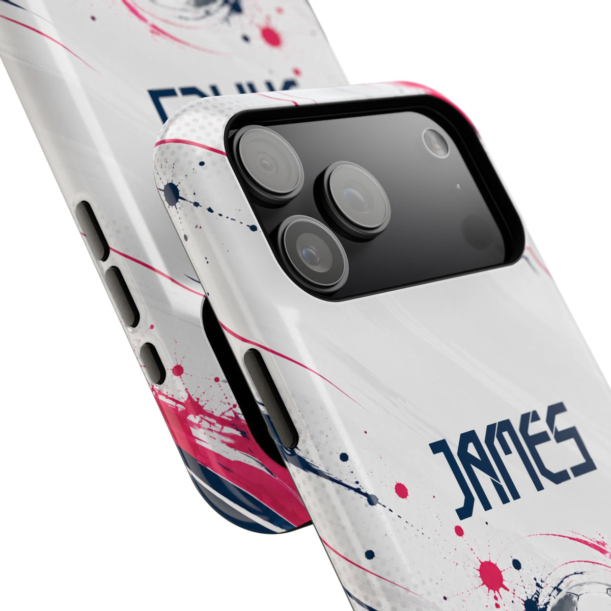 Personalized Soccer Magnetic Phone Case – Custom Name Football Design