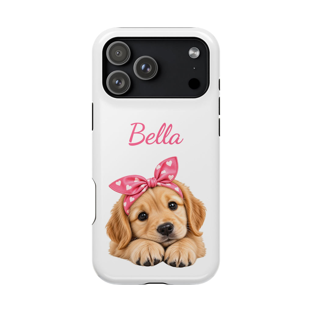 Personalized Dog Phone Case – Custom Pet MagSafe Compatible Phone Cover – Gift for Dog Lovers