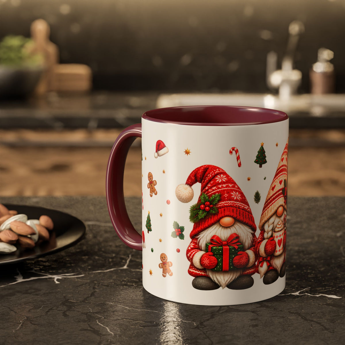 Christmas Gnome Mug – Festive Holiday Nordic Gnome Design