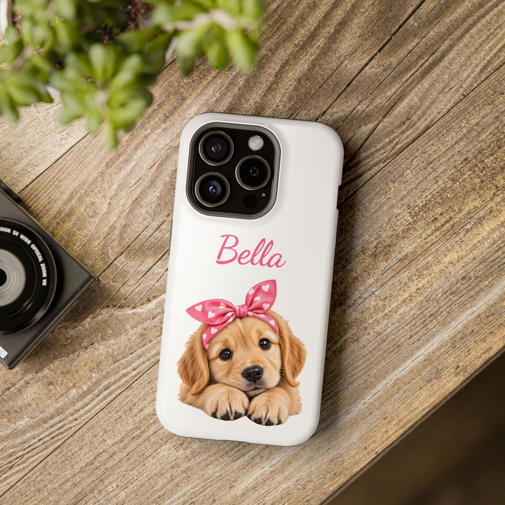 Personalized Dog Phone Case – Custom Pet MagSafe Compatible Phone Cover – Gift for Dog Lovers