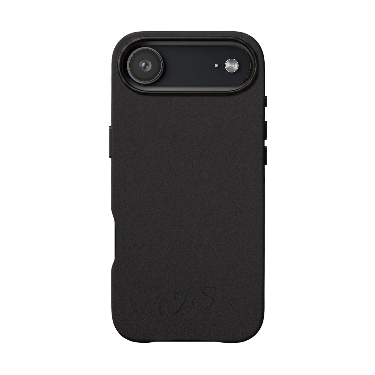 Personalized Leather Phone Case - Engraved PU Leather Phone Case – Personalized Initials (Monogram)