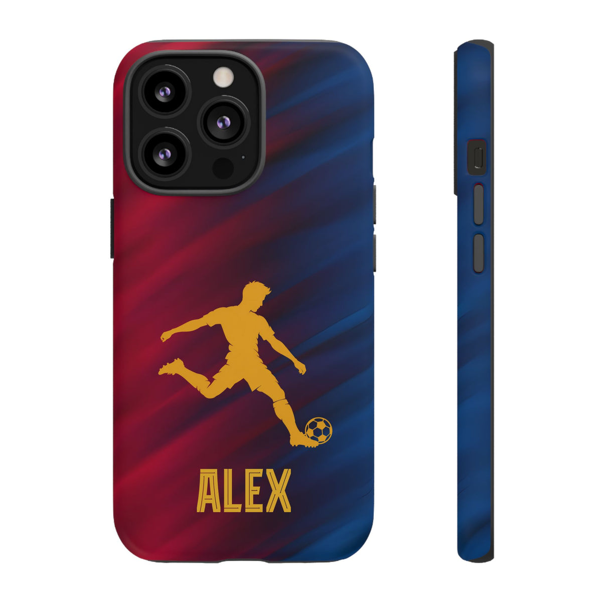 Personalized Football Phone Case - Custom Name Soccer Case - iPhone & Samsung Cover - Soccer Fan Gift