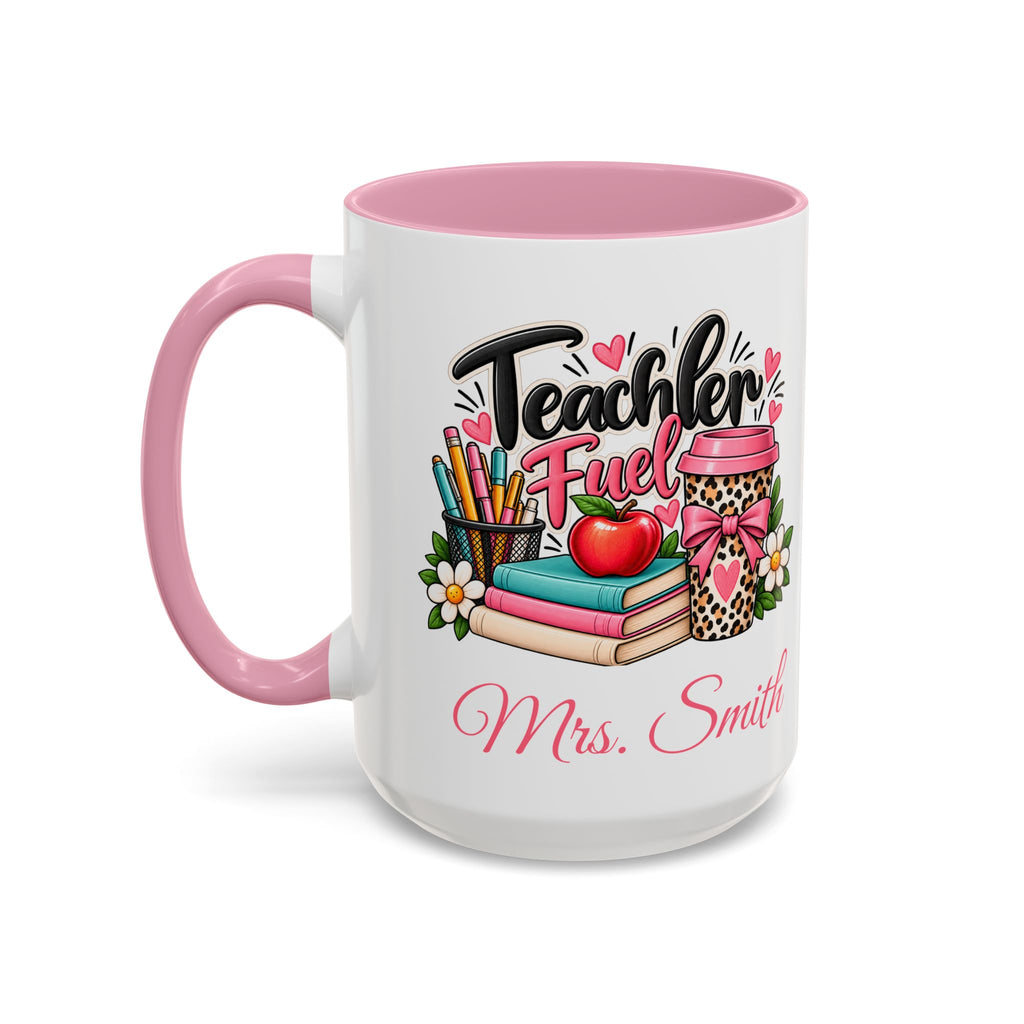 Teacher Planner Coffee Mug — Pink Interior 11oz/15oz