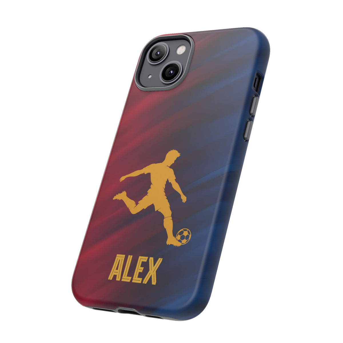 Personalized Football Phone Case - Custom Name Soccer Case - iPhone & Samsung Cover - Soccer Fan Gift