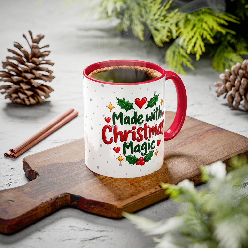 Personalized Gingerbread Christmas Mug – Custom Name Holiday Coffee Cup
