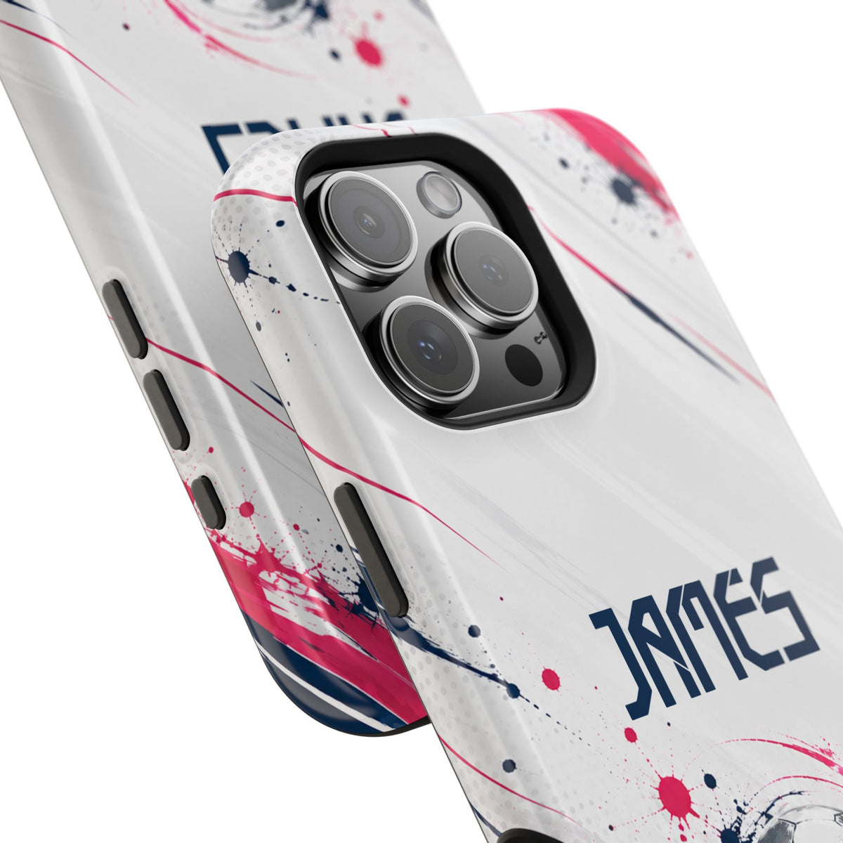 Personalized Soccer Magnetic Phone Case – Custom Name Football Design