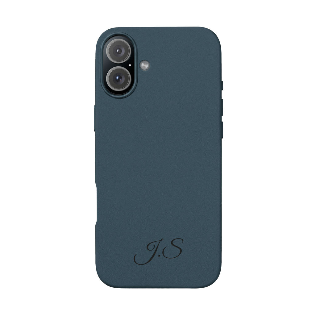 Personalized Leather Phone Case - Engraved PU Leather Phone Case – Personalized Initials (Monogram)