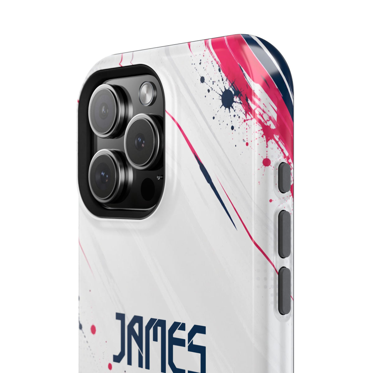Personalized Soccer Magnetic Phone Case – Custom Name Football Design