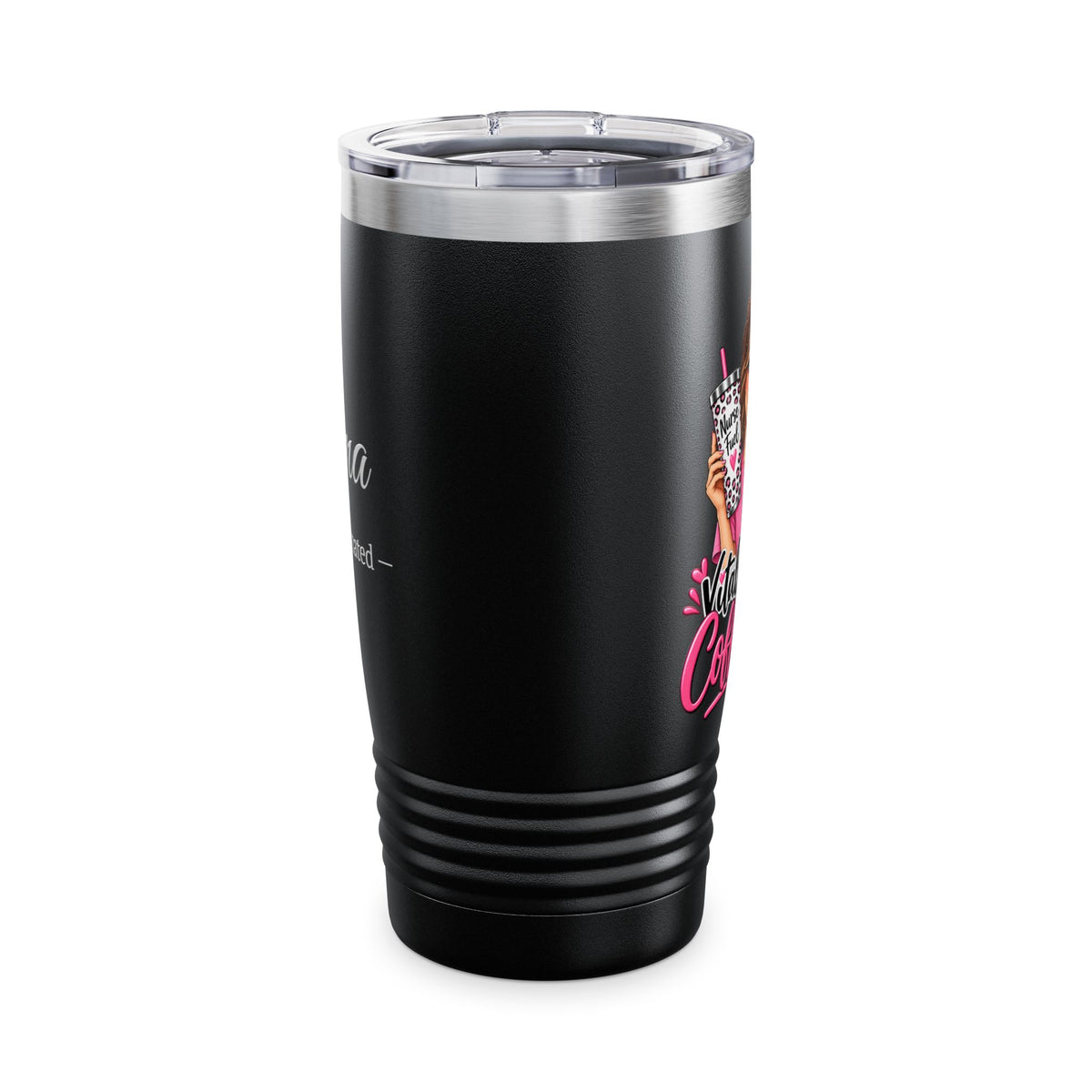 Personalized Nurse Tumbler 20oz — Custom Name Nurse Tumbler – Nurse Caffeinated