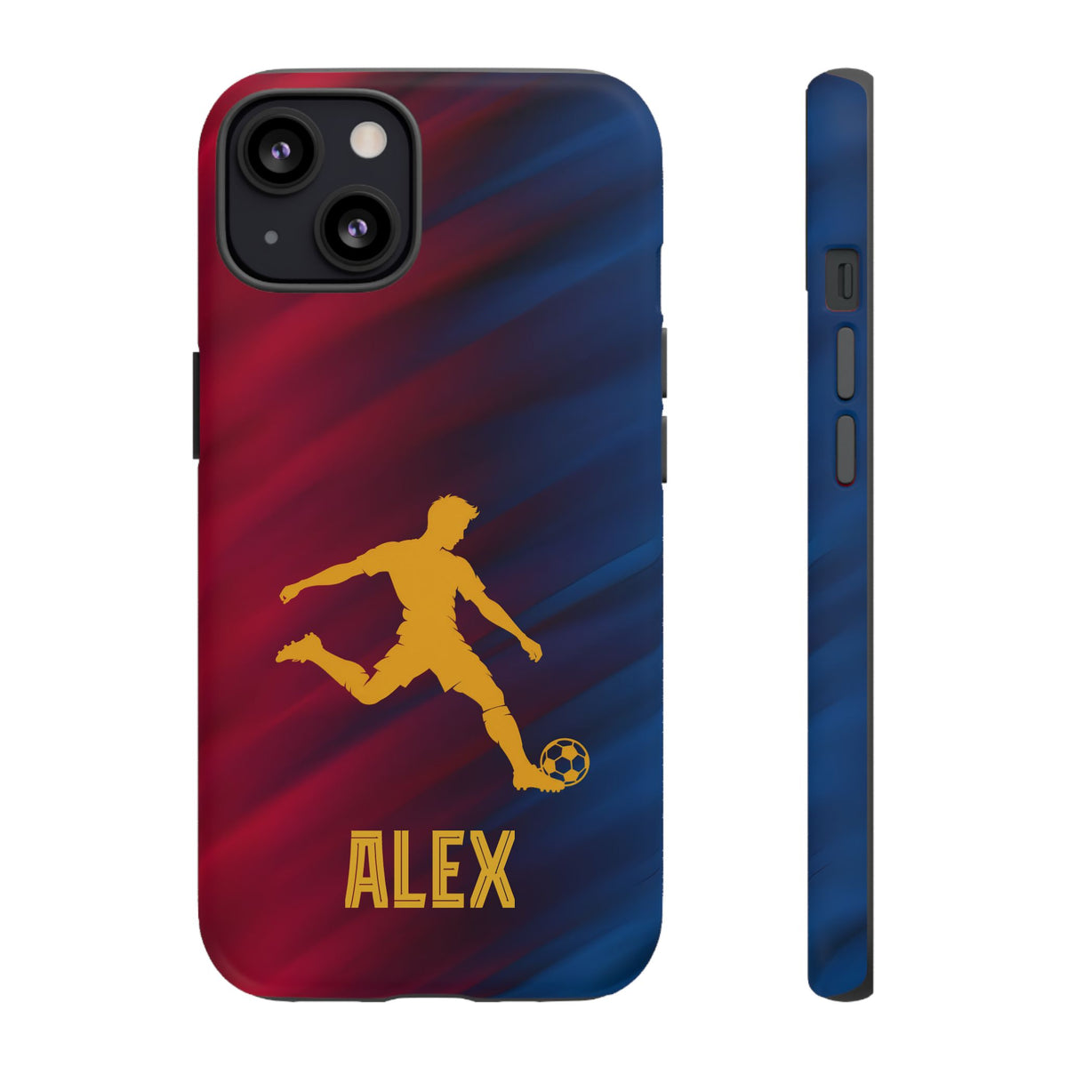 Personalized Football Phone Case - Custom Name Soccer Case - iPhone & Samsung Cover - Soccer Fan Gift