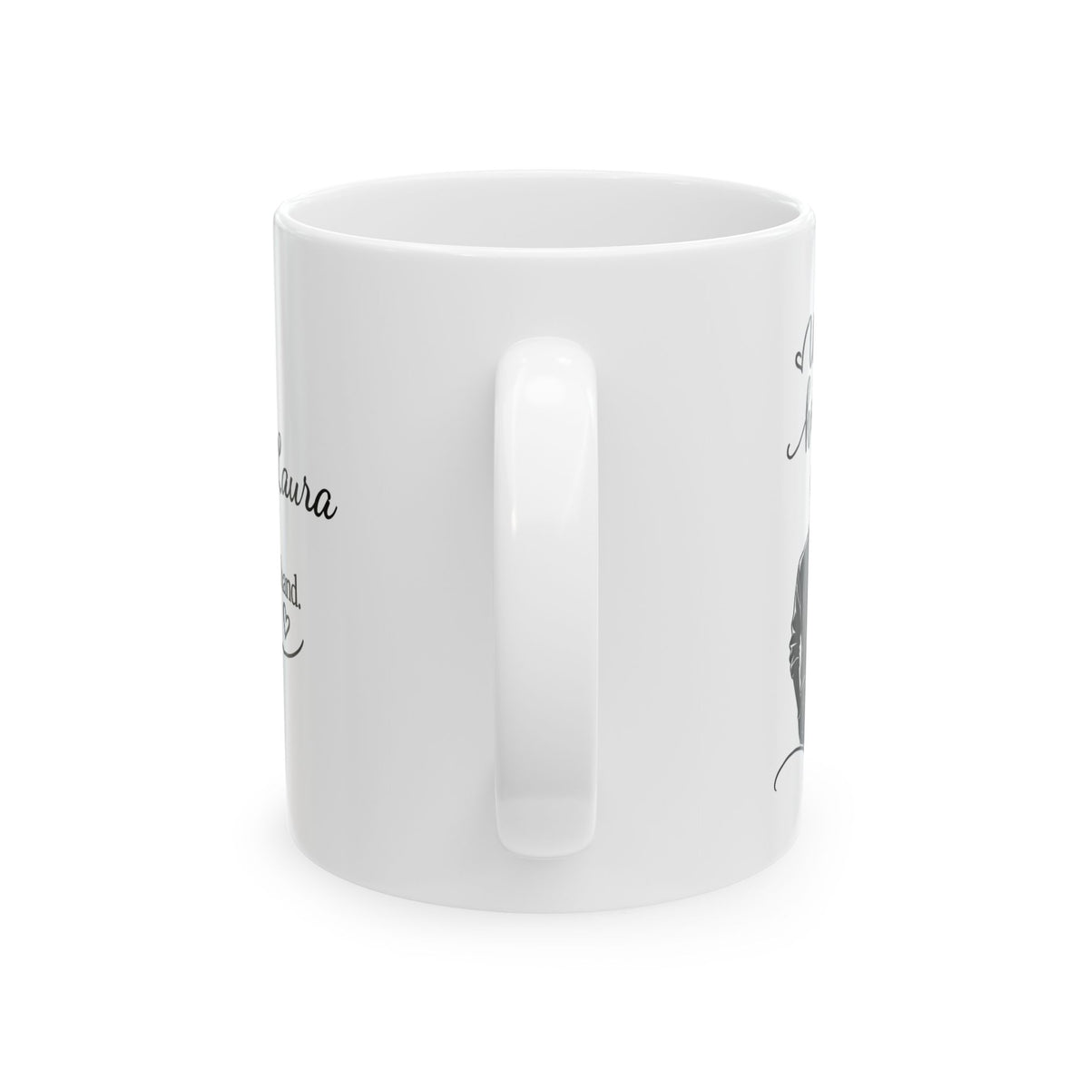 Personalized Couple Mug – Side by Side, Hand in Hand | Romantic Gift for Couples
