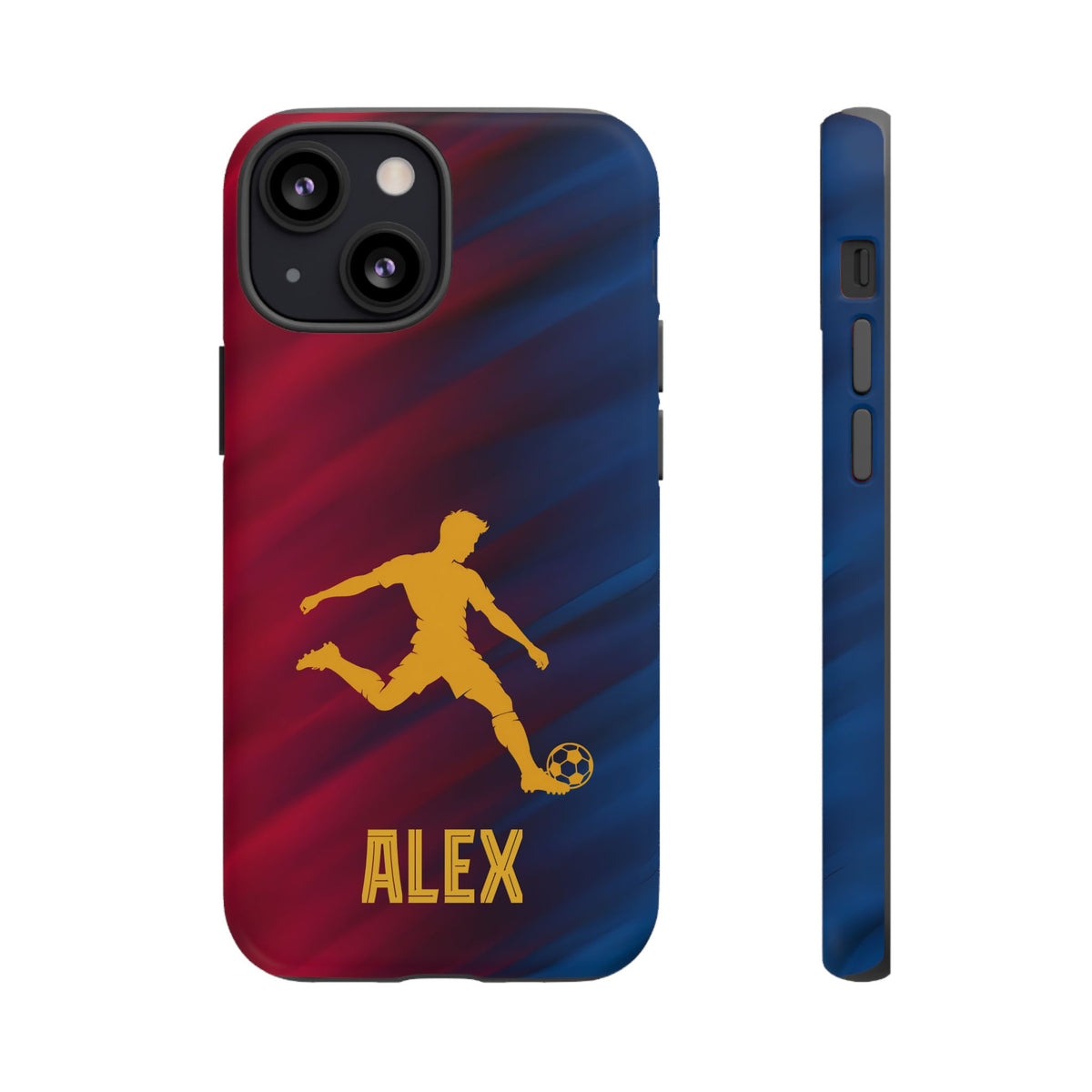 Personalized Football Phone Case - Custom Name Soccer Case - iPhone & Samsung Cover - Soccer Fan Gift
