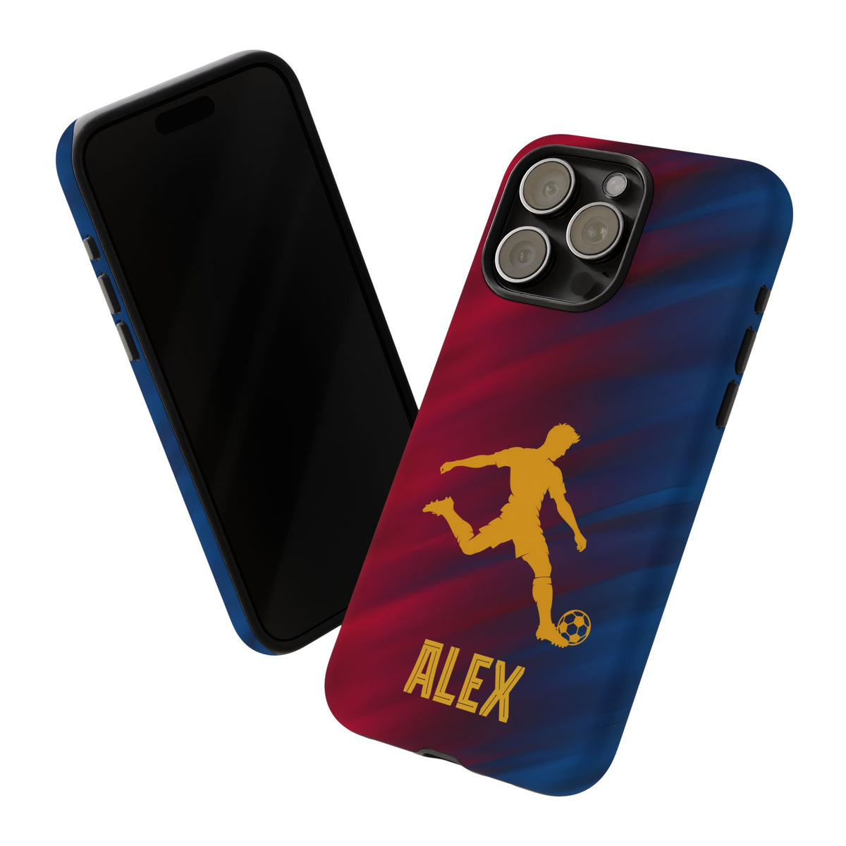 Personalized Football Phone Case - Custom Name Soccer Case - iPhone & Samsung Cover - Soccer Fan Gift