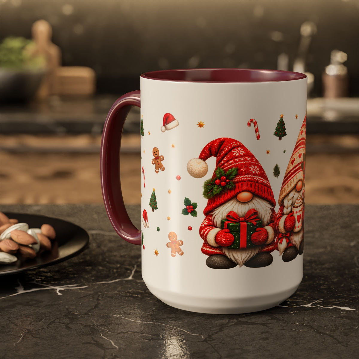 Christmas Gnome Mug – Festive Holiday Nordic Gnome Design