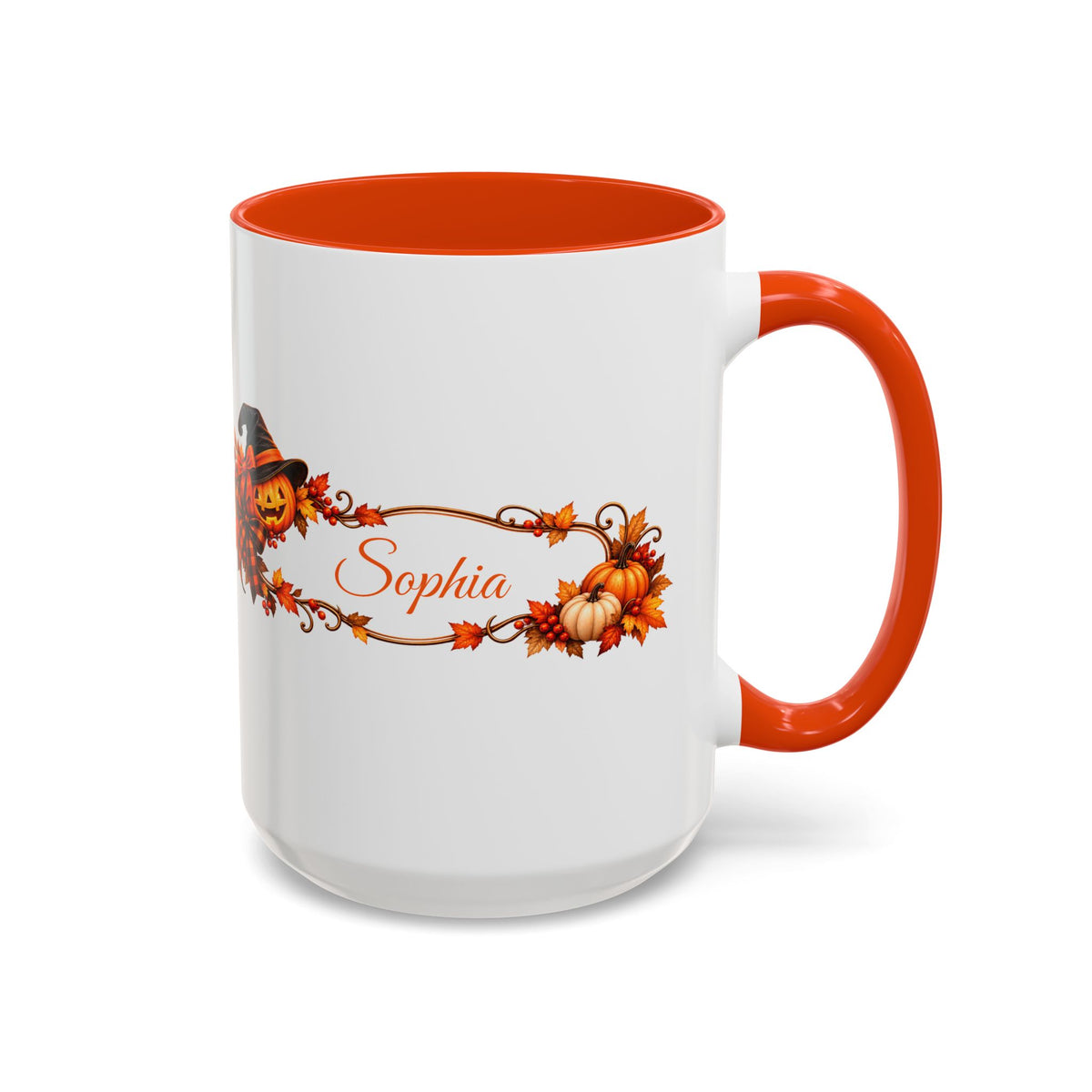 Personalized Halloween Mug - Custom Name Ghost Coffee Mug - Cozy Fall Mug - Cute Halloween Gift - Autumn Coffee Cup