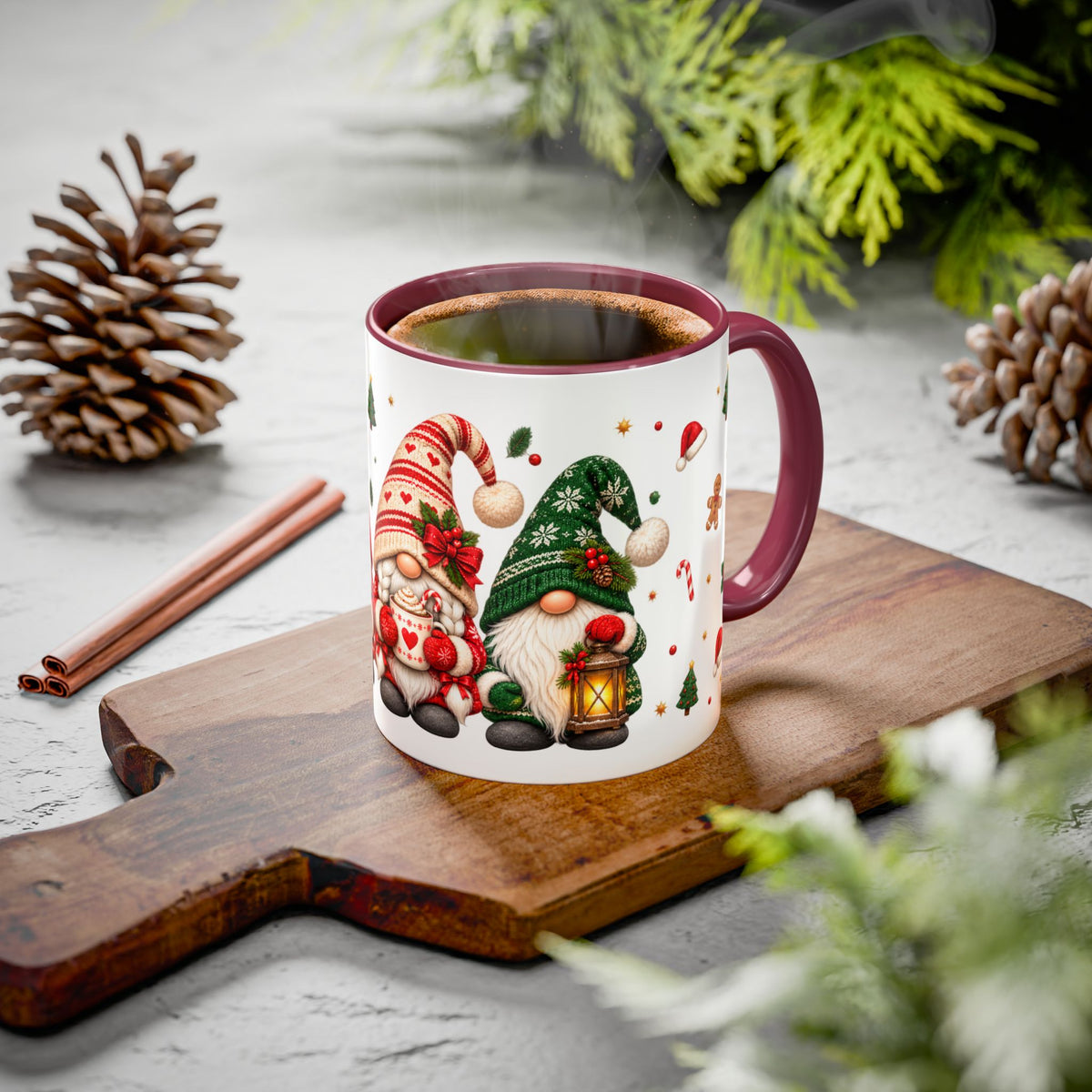 Christmas Gnome Mug – Festive Holiday Nordic Gnome Design
