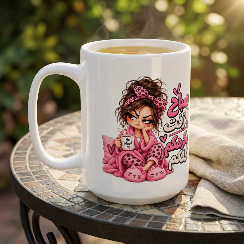 Funny Sarcastic Coffee Mug – “Good Morning, I Hate You All” Mug