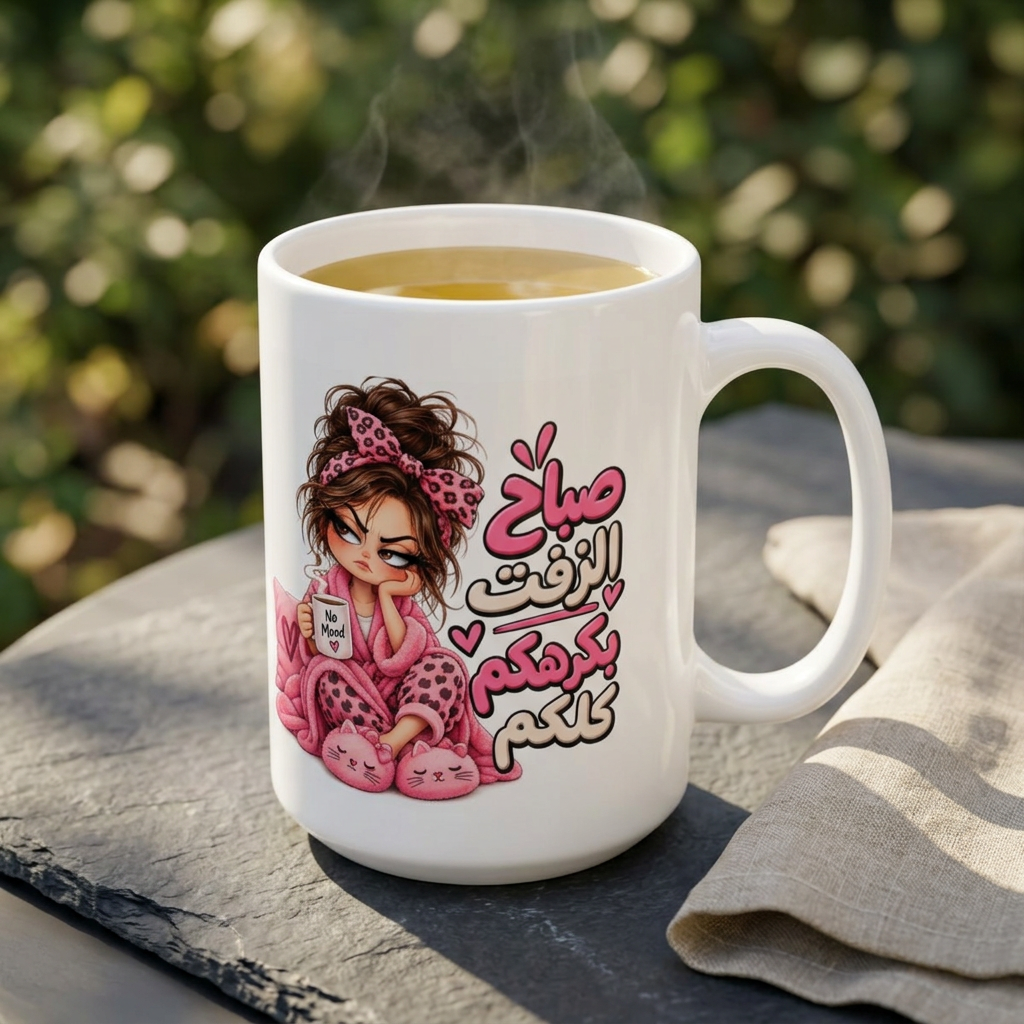 Funny Sarcastic Coffee Mug – “Good Morning, I Hate You All” Mug