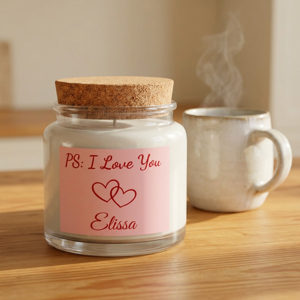 Personalized Romantic Gift Box for Her – Cozy Pink Gift Set with Blanket, Candle & Flowers