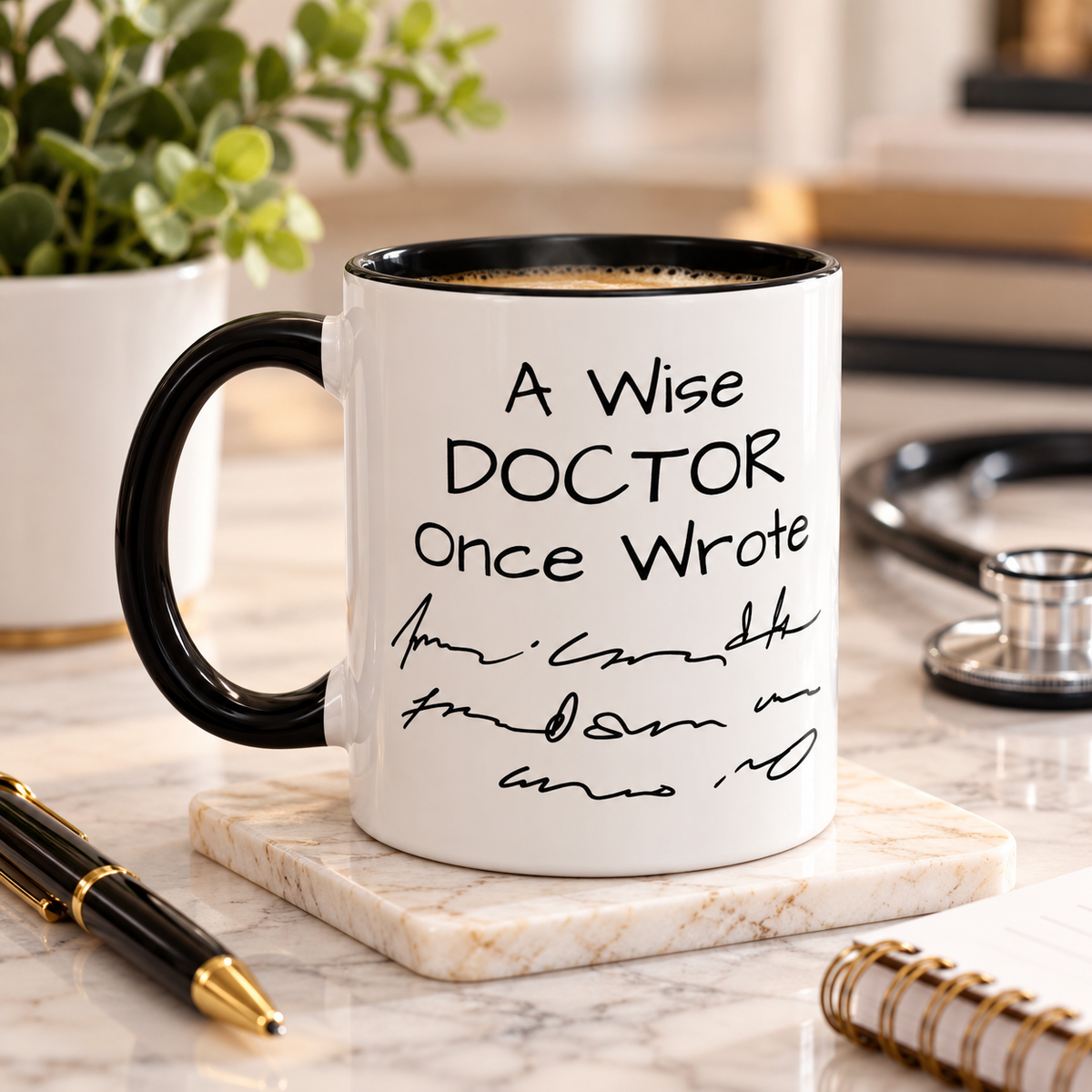 Personalized Doctor Mug – Custom Name Coffee Cup, Funny Doctor Gift
