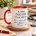 Personalized Doctor Mug – Custom Name Coffee Cup, Funny Doctor Gift