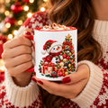 Personalized Name Christmas Tree Coffee Mug