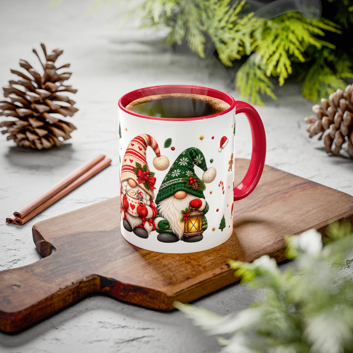 Christmas Gnome Mug – Festive Holiday Nordic Gnome Design