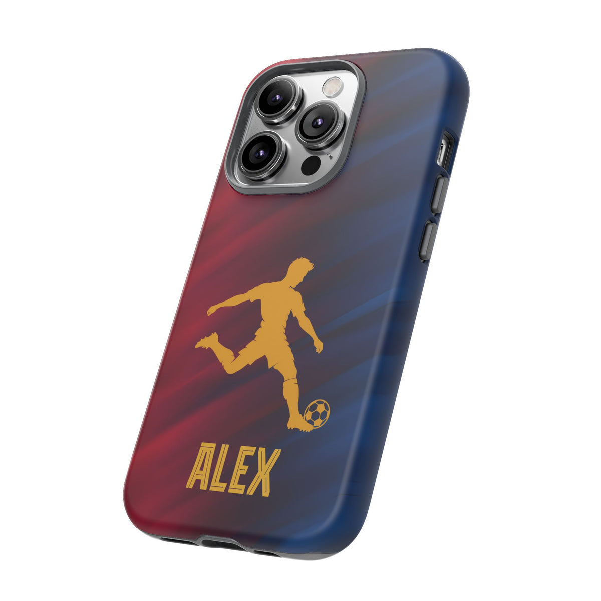 Personalized Football Phone Case - Custom Name Soccer Case - iPhone & Samsung Cover - Soccer Fan Gift