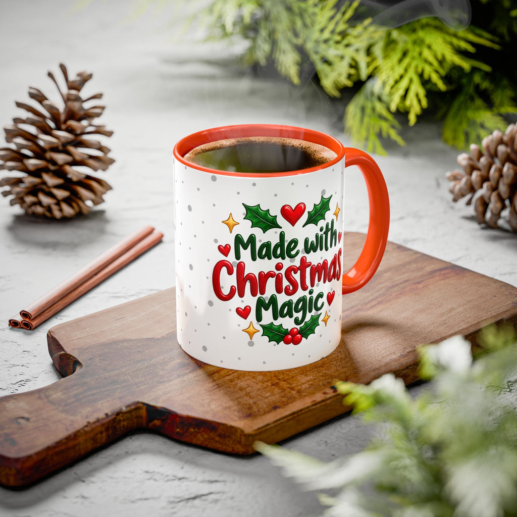 Personalized Gingerbread Christmas Mug – Custom Name Holiday Coffee Cup