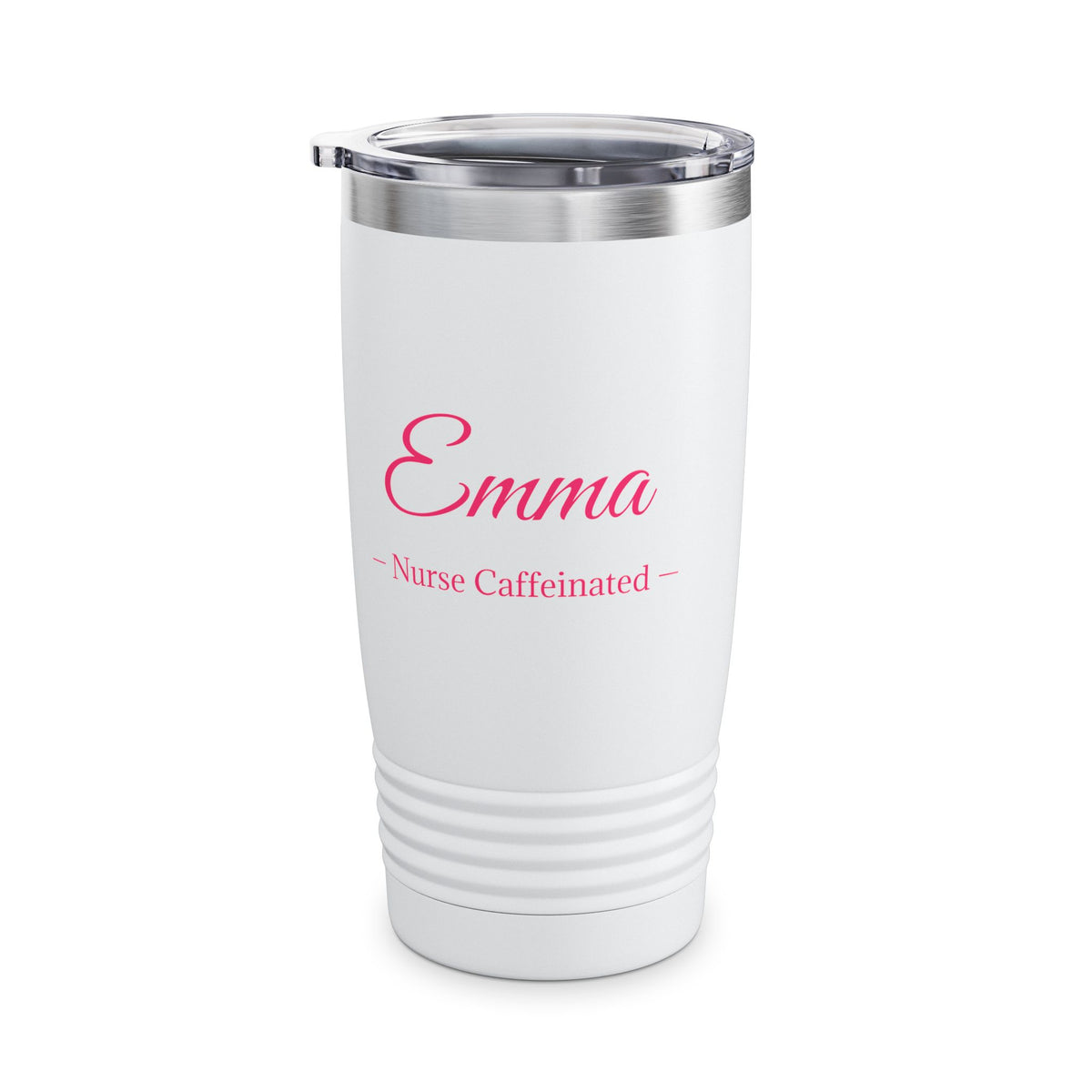 Personalized Nurse Tumbler 20oz — Custom Name Nurse Tumbler – Nurse Caffeinated