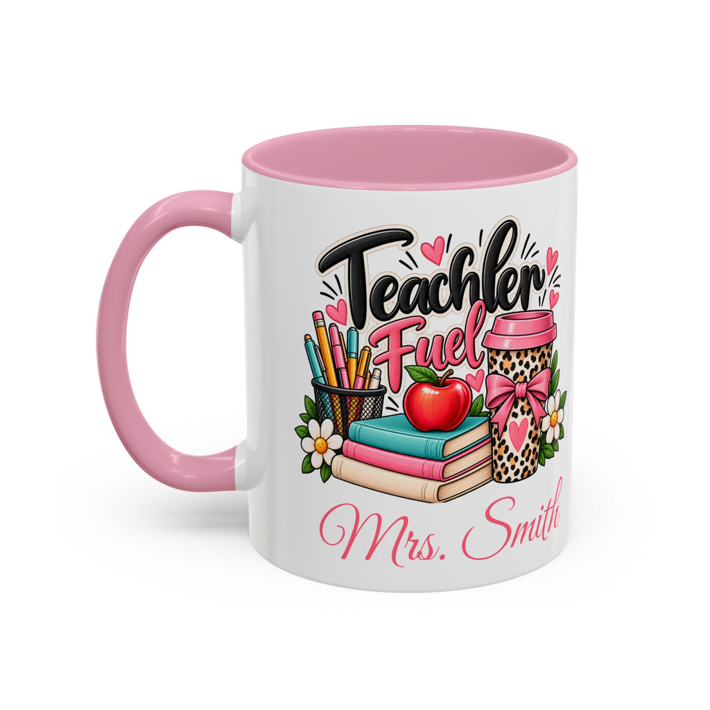 Teacher Planner Coffee Mug — Pink Interior 11oz/15oz