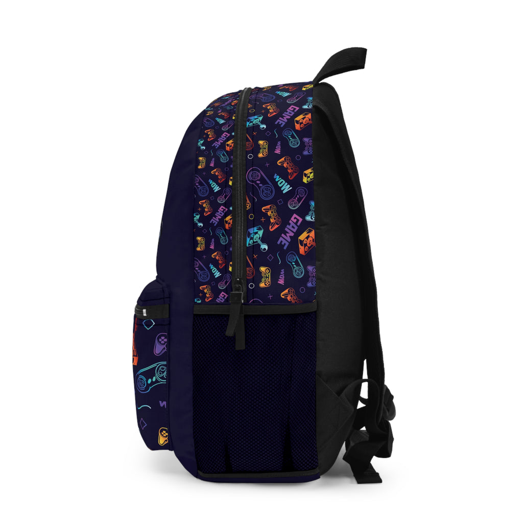 Personalized Gaming Backpack for Kids & Teens | Gamer School Backpack | Custom Name Game Controller Backpack | Gamer Gift