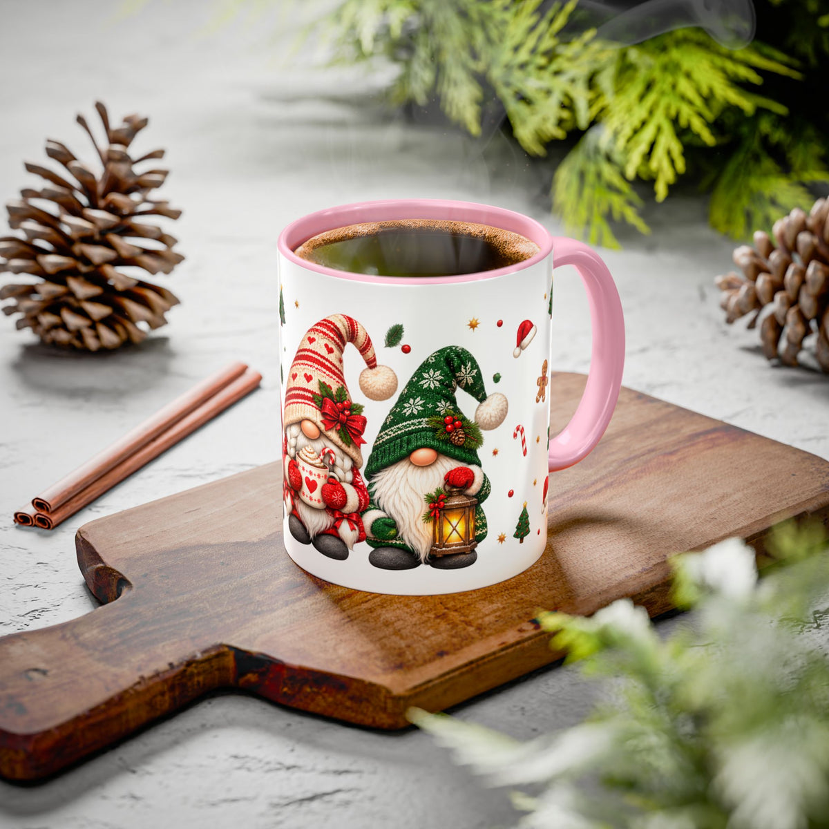 Christmas Gnome Mug – Festive Holiday Nordic Gnome Design