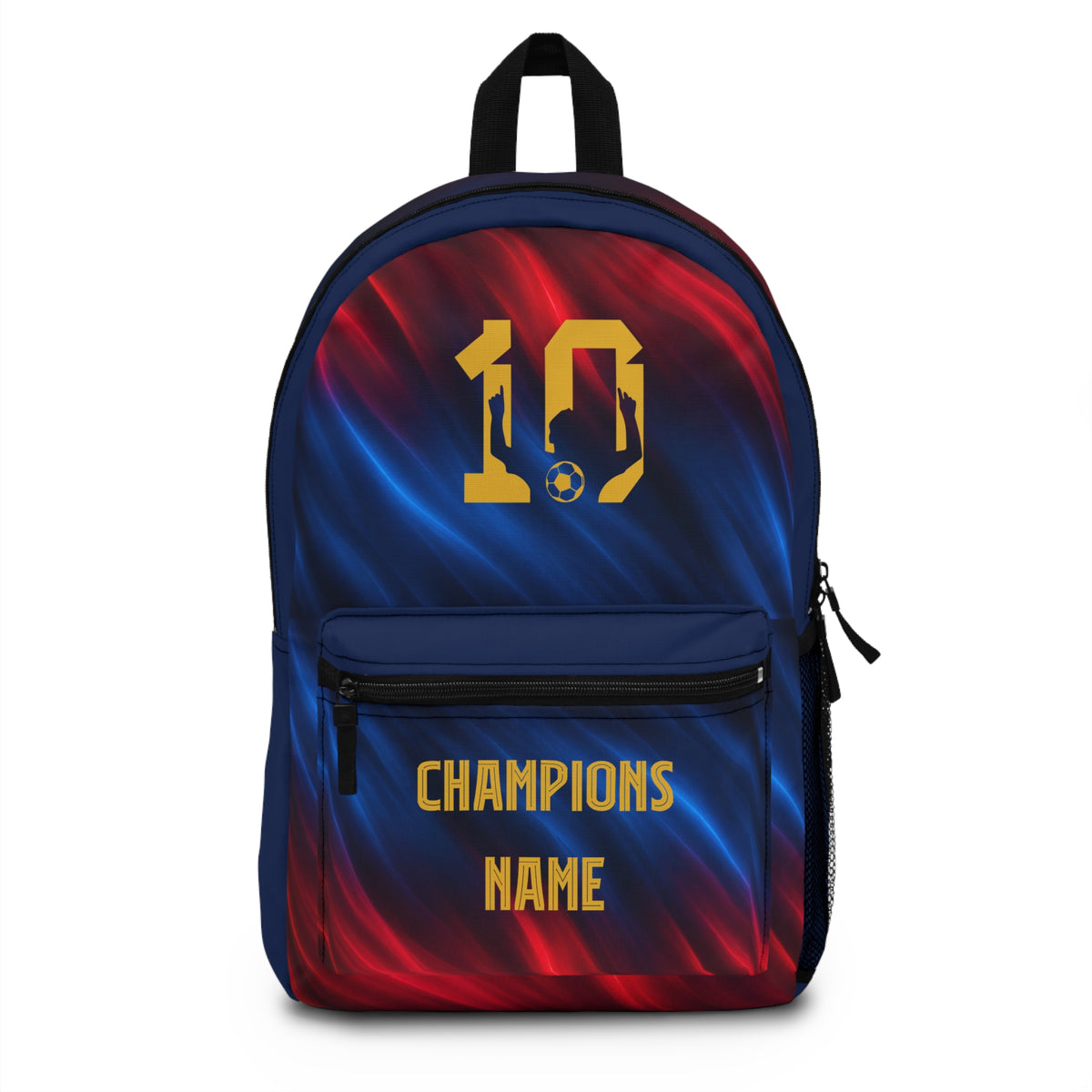 Personalized Soccer Backpack for Kids – Custom Name Sports Backpack, Soccer Player Gift, Football Backpack