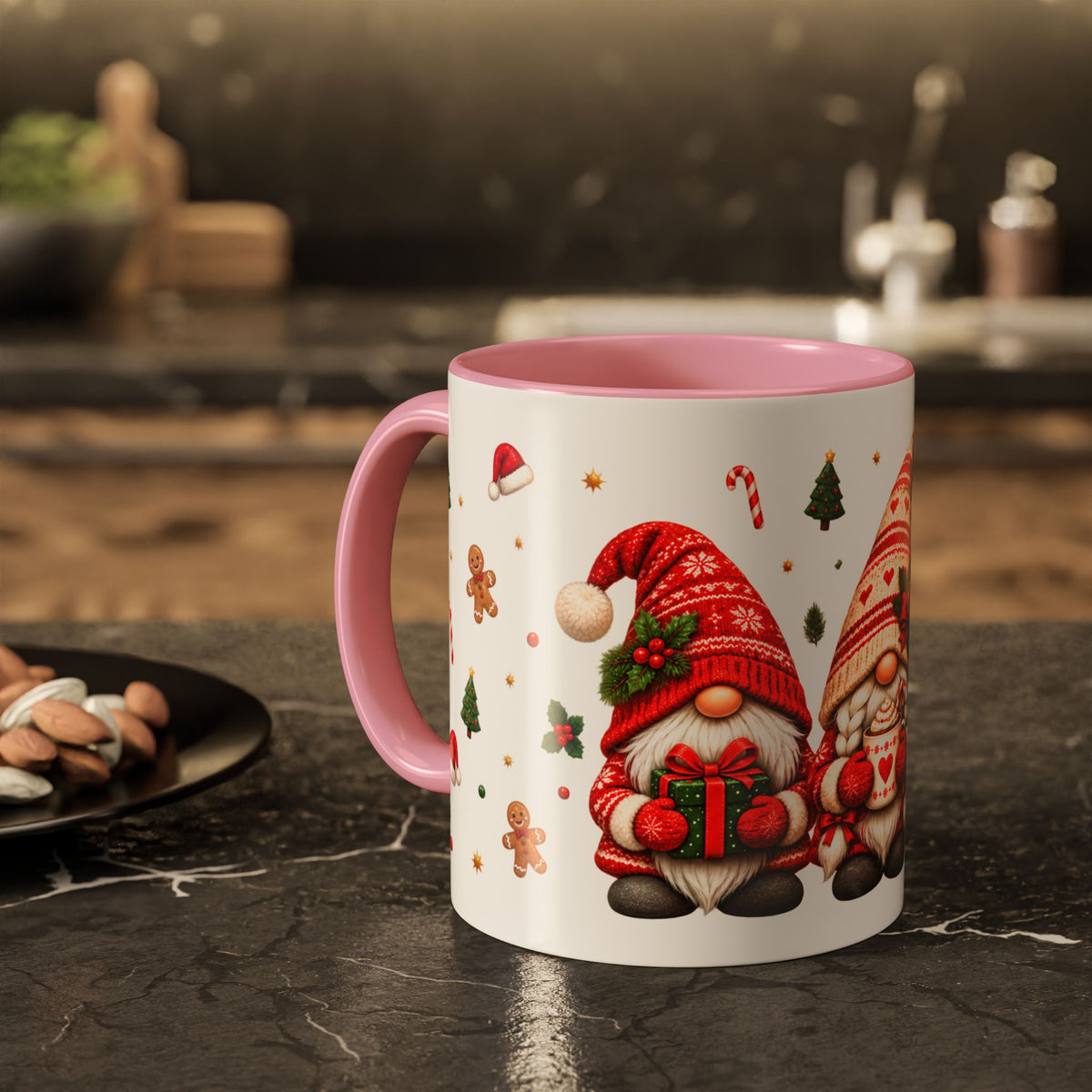 Christmas Gnome Mug – Festive Holiday Nordic Gnome Design