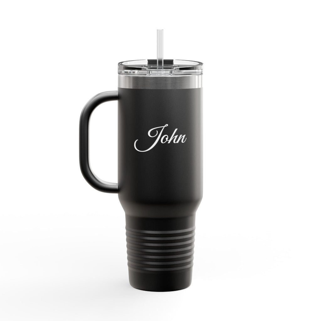 Grandpa Classic Cars Tumbler – Insulated Travel Mug with Handle