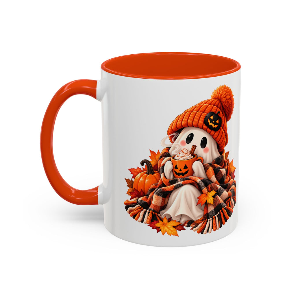 Personalized Halloween Mug - Custom Name Ghost Coffee Mug - Cozy Fall Mug - Cute Halloween Gift - Autumn Coffee Cup